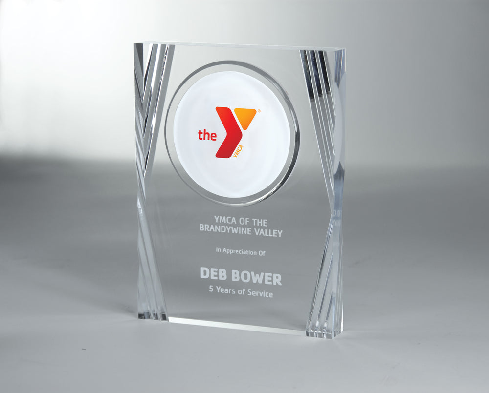 Diamond Carved Acrylic Award