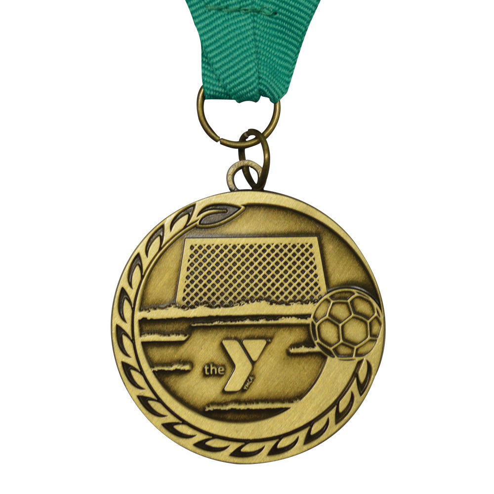 1¾" Soccer Budget Medallion