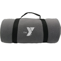 Gray Fleece YMCA Stadium Blanket