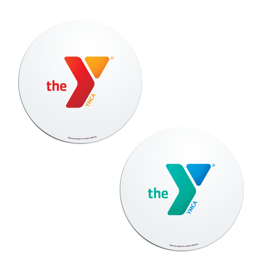 5 3/4" Round YMCA Car Magnet