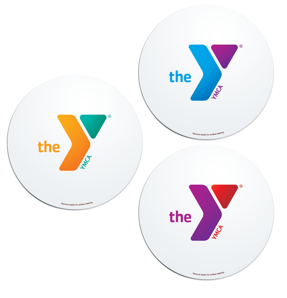 5 3/4" Round YMCA Car Magnet SPECIAL ORDER COLORS