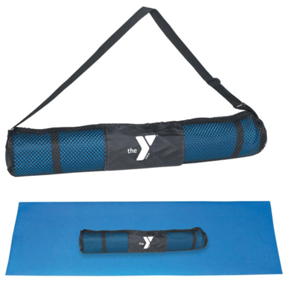 Yoga Exercise Mat with Y-logo Carrying Case