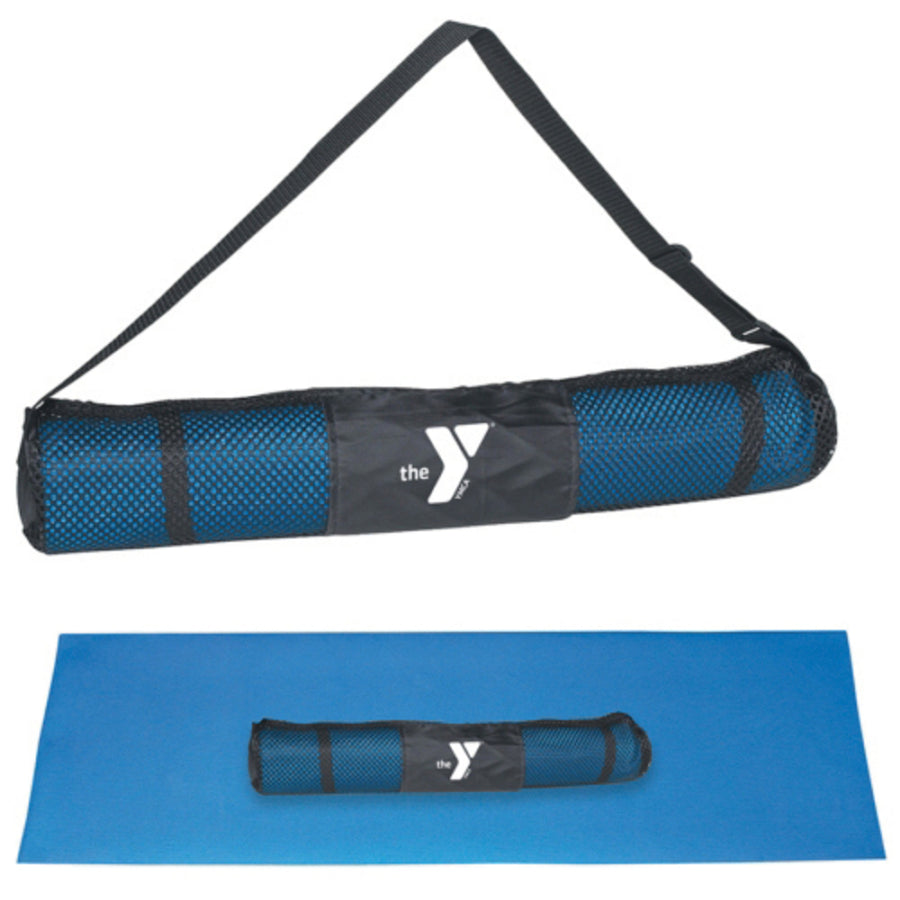 Yoga Exercise Mat with Y-logo Carrying Case