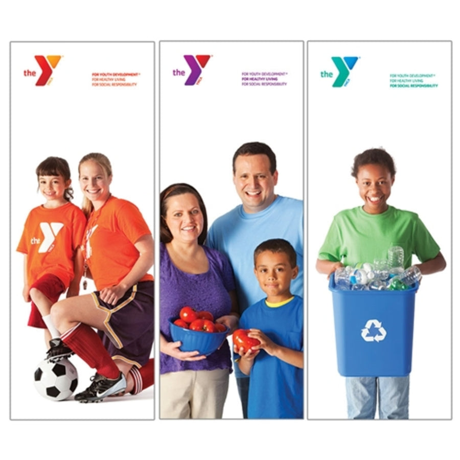 SET OF THREE 2’ x 5’3” - 13 oz. Vinyl Banners with Grommets