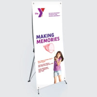 X-Banner Stand with Custom Banner