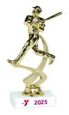 7½" Motion Figure Trophy with Y Year Label