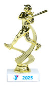 7½" Motion Figure Trophy with Y Year Label
