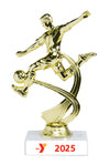 7½" Motion Figure Trophy with Y Year Label